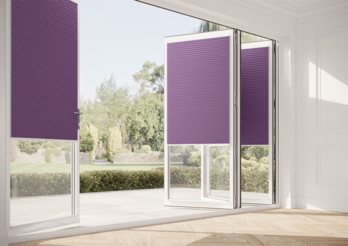 Obscura, Berry - Stick Fit Honeycomb Blind - Image 12